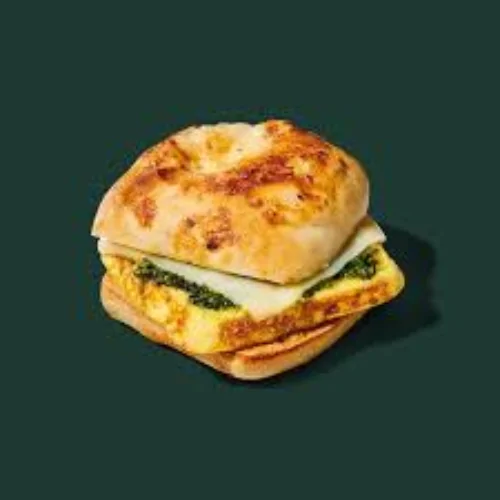 Egg, Pesto, Mozzarella Sandwich