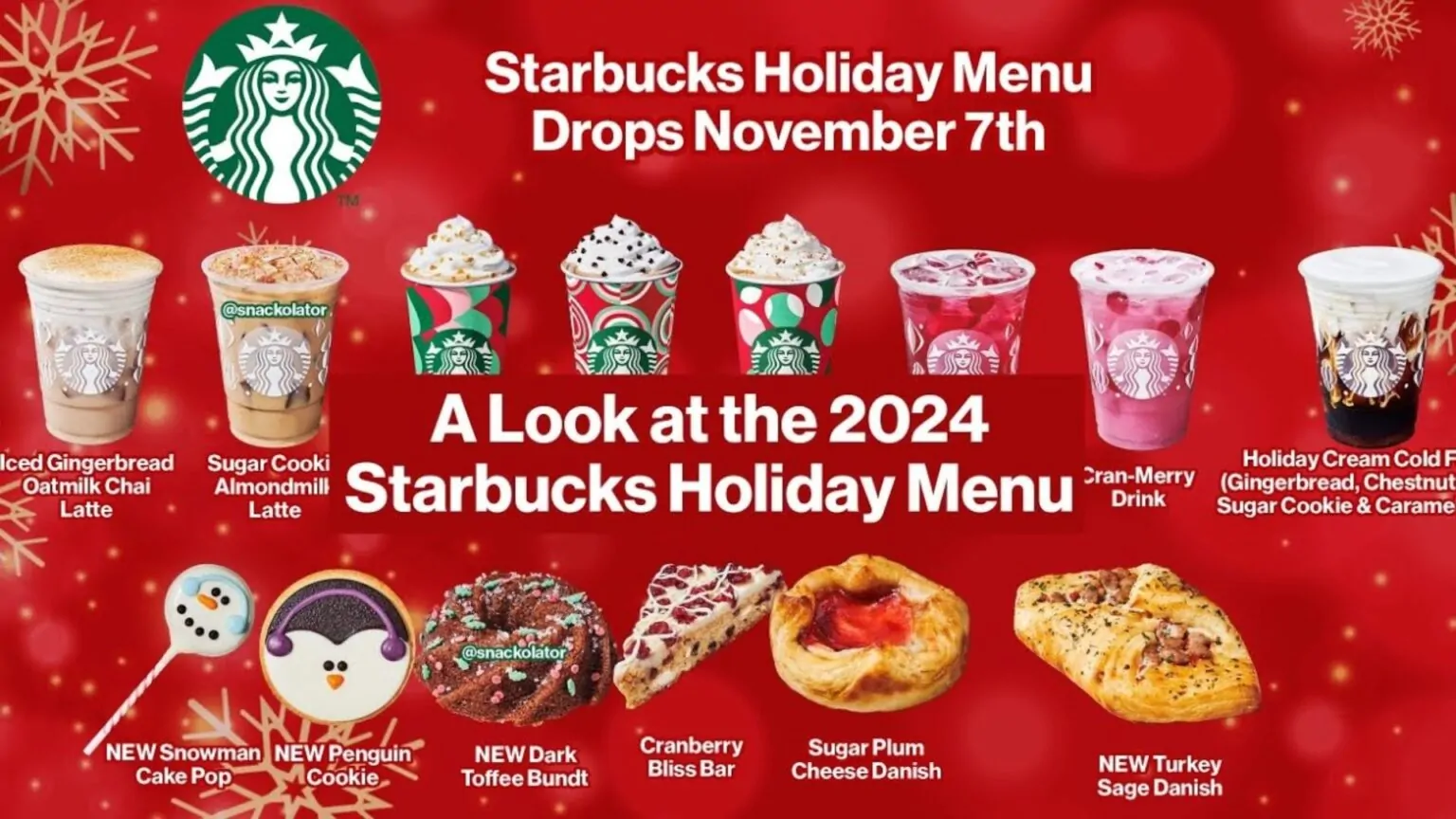 Holiday Menu