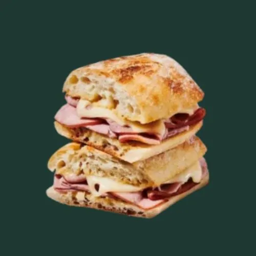 Swiss & Ham on Baguette